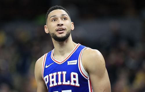 Simmons played less than five minutes against the Bucks