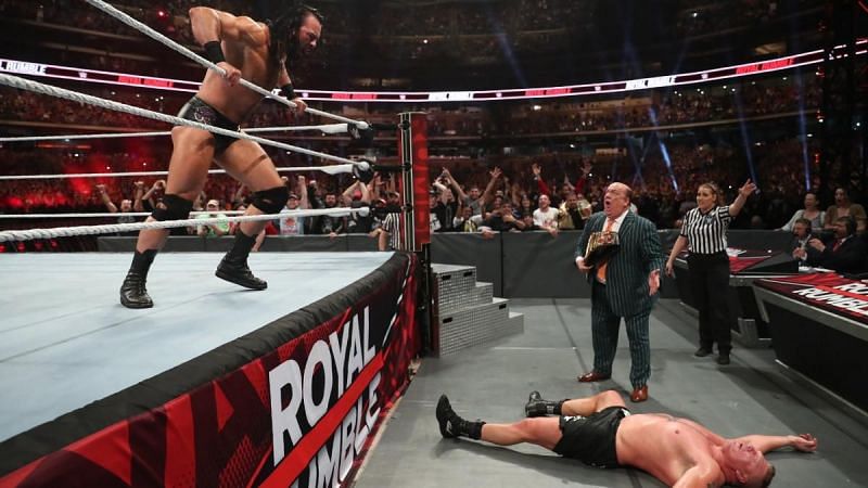 A big way to put over Drew McIntyre