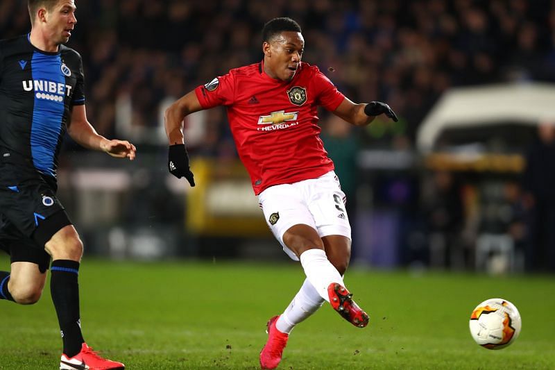 Martial showed great composure to slot home the equaliser