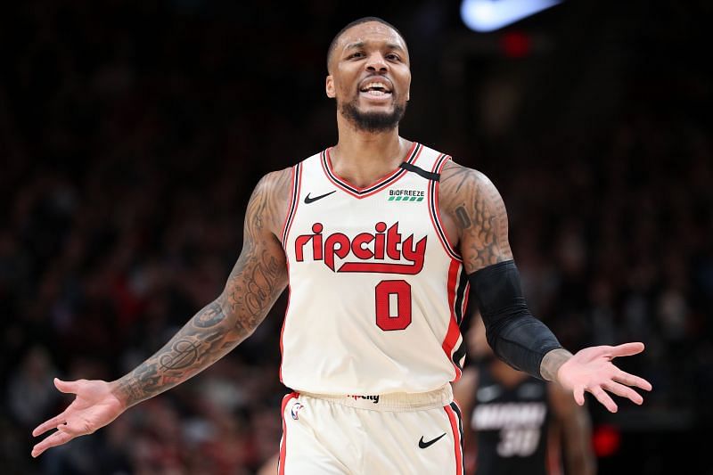 Damian Lillard missed the All-Star Game due to a groin strain