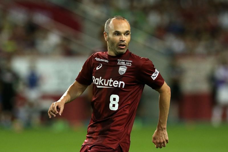 Andres Iniesta currently plies his trade for Vissel Kobe