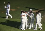 Virat Kohli walks back to the pavillion