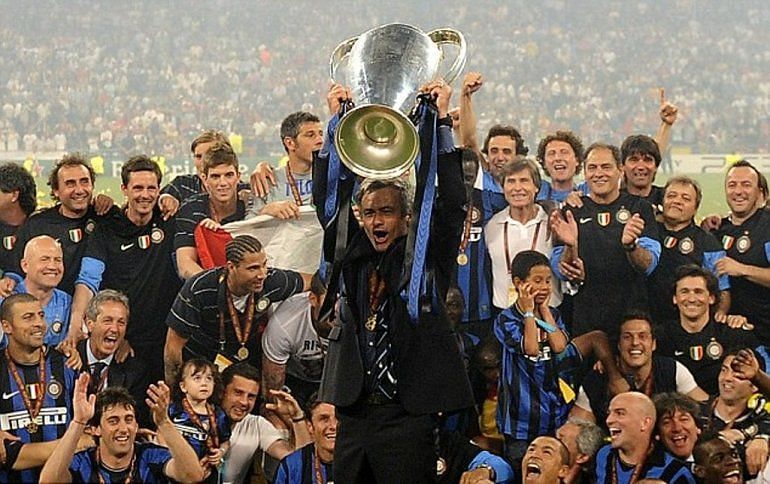Mourinho won his second Champions League with Inter Milan in 2010
