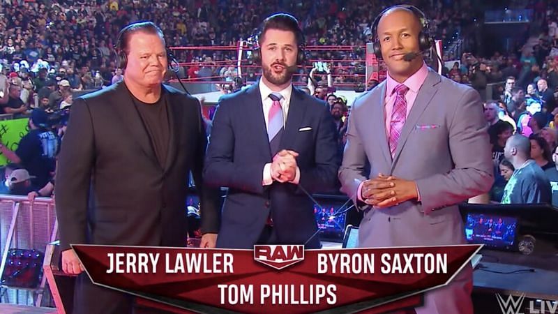 Jerry Lawler is one of three commentators on RAW