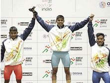 Sanket and Prashant set records on their way to clinching gold and silver at the Khelo India University Games