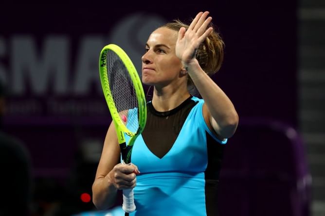 Qatar Total Open 2020: Svetlana Kuznetsova upsets Belinda Bencic in straight sets