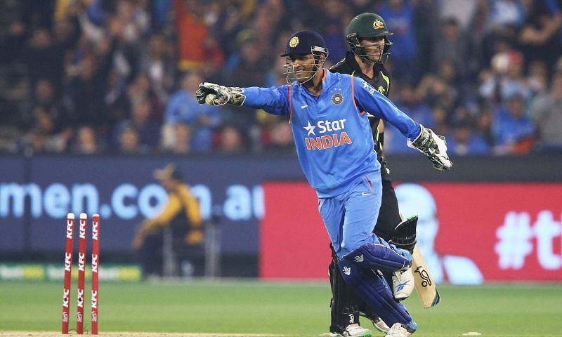 If MS Dhoni is appealing a stumping, the batsman knows he&#039;d rather walk