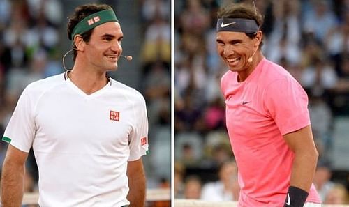 Roger Federer and Rafael Nadal