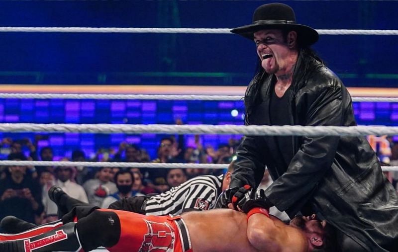 The Undertaker defeated AJ Styles at Super ShowDown