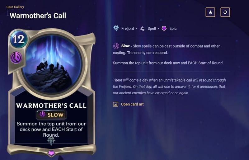 Warmother&#039;s call is one of the hardest spells to counter (captured from Mobalytics)