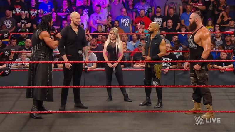 Ricochet and other RAW Superstars on the April 29, 2019 edition of the show