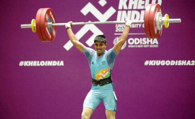 Gold medal winner, Sanket Mahadev Sagar