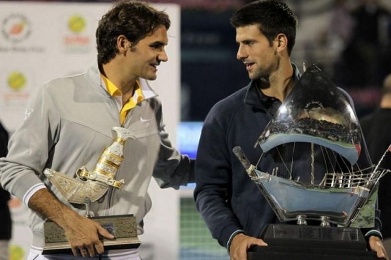 Djokovic toppled 4-time winner Roger Federer in the final of the 2011 Dubai Open