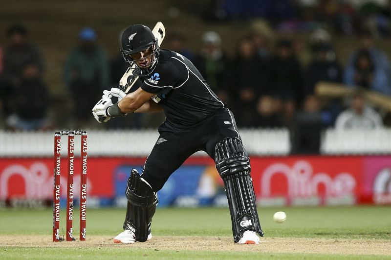 Ross Taylor&#039;s century ensured that New Zealand chased down 348 to beat India in the first ODI