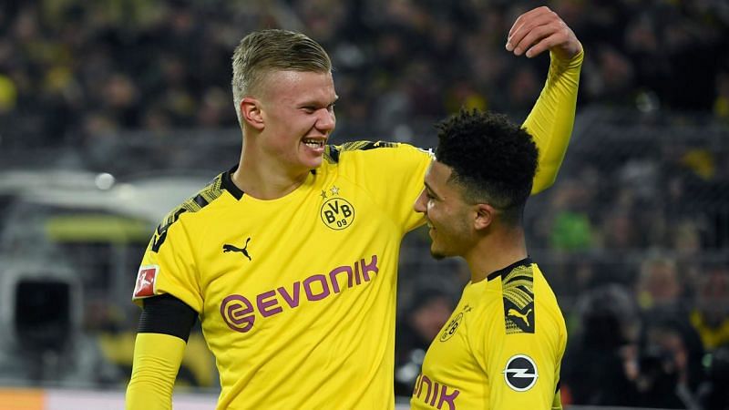 Erling Haaland and Jadon Sancho will look to continue their prolific form against the Parisians