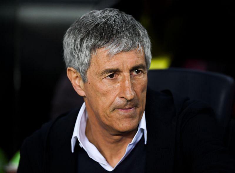 Thins have not gone smoothly for Quique Setien