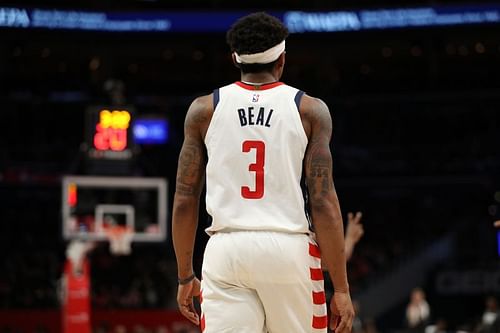 Bradley Beal surpassed John Wall and has now entered number three on the Wizards' all-time scoring list