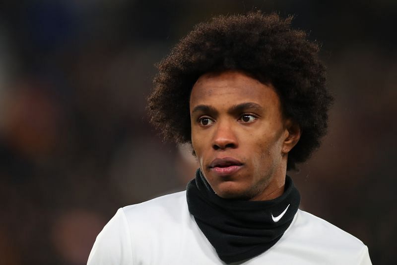 Willian could be finding a new club at the end of season following the end of his contract at Chelsea