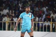 Kashiling Adake raiding for BPCL in recent Kabaddi tournaments