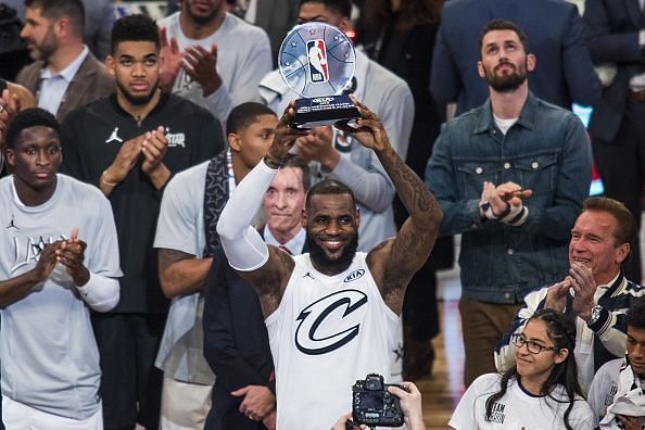 LeBron won three All-Star Game MVPs, all as a Cavalier