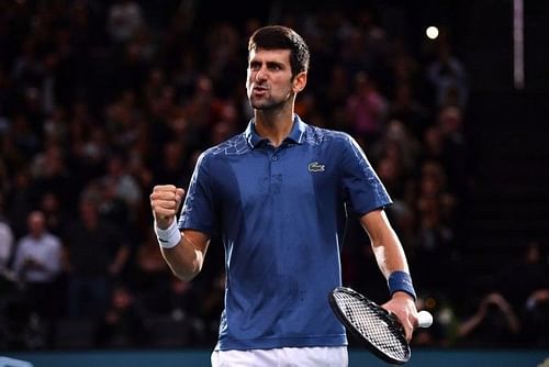 Novak Djokovic looks to extend his perfect start to the 2020 season against Karen Khachanov