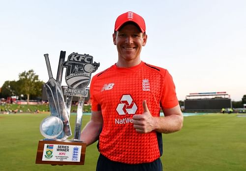 Eoin Morgan's brilliant 57* helped England chase down a mammoth 223 runs and win the series 2-1