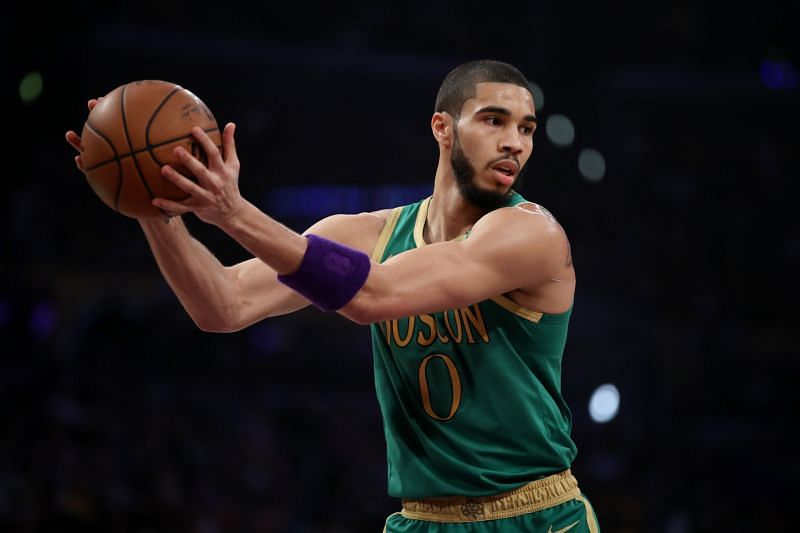 Most of Boston&#039;s best lineups include the emerging Jayson Tatum