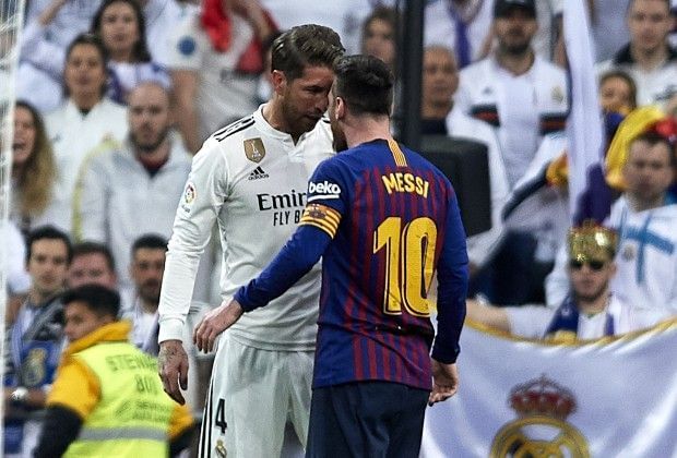 El Clasico: Real Madrid vs FC Barcelona| 4 times Messi and Ramos got into a heated clash