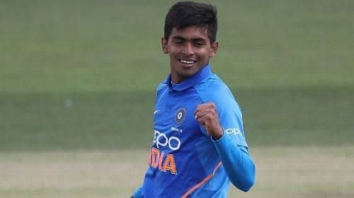 भारतीय अंडर-19 टीम के गेंदबाज कार्तिक त्यागी