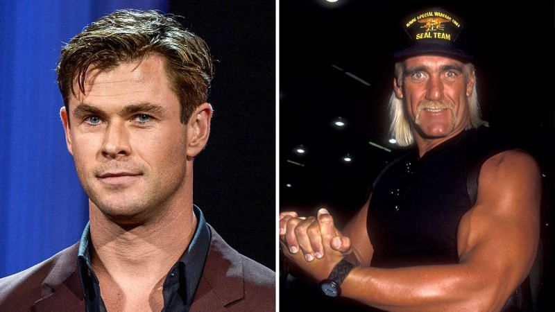 Chris Hemsworth and Hulk Hogan (courtesy of Hollywood Reporter)