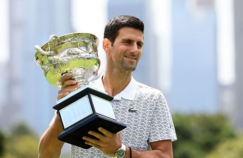 2020 Australian Open Champion: Novak Djokovic