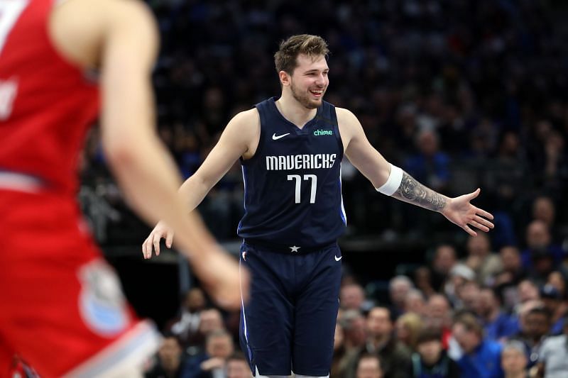 Luka Doncic leads this team in scoring, rebounding, and assists.