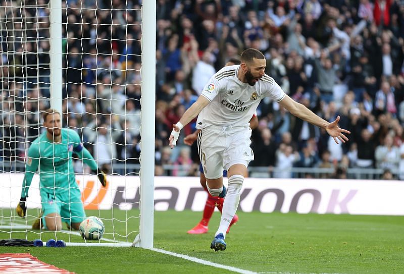 Benzema ended his drought with a well-taken strike