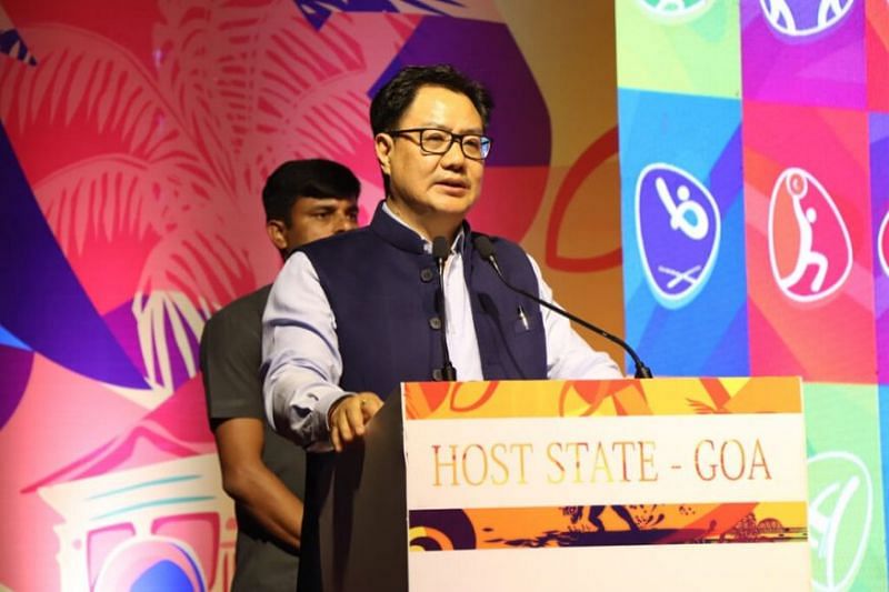 Sports minister Kiren Rijiju says the Tokyo Olympics will go on smoothly despite the coronavirus flare-up