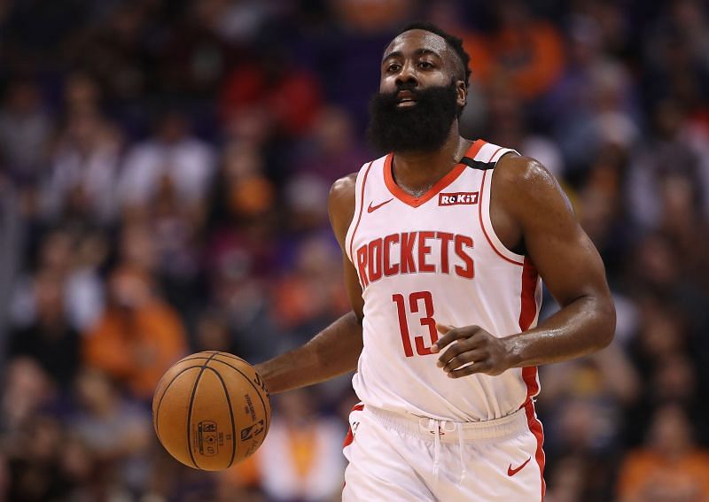 James Harden is on course to leading the league in scoring once again