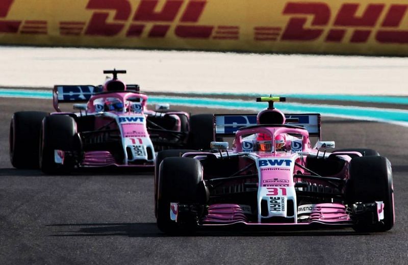 Ocon and Sergio Perez have a history of being difficult, sparring team-mates to each other