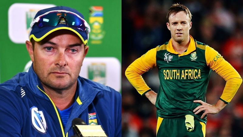 Head Coach Mark Boucher and AB de Villiers