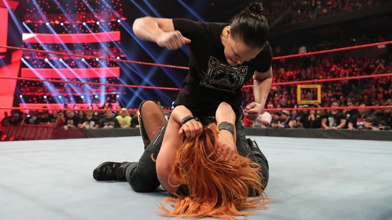 Shayna Baszler blindsided Becky Lynch with a vicious attack on RAW