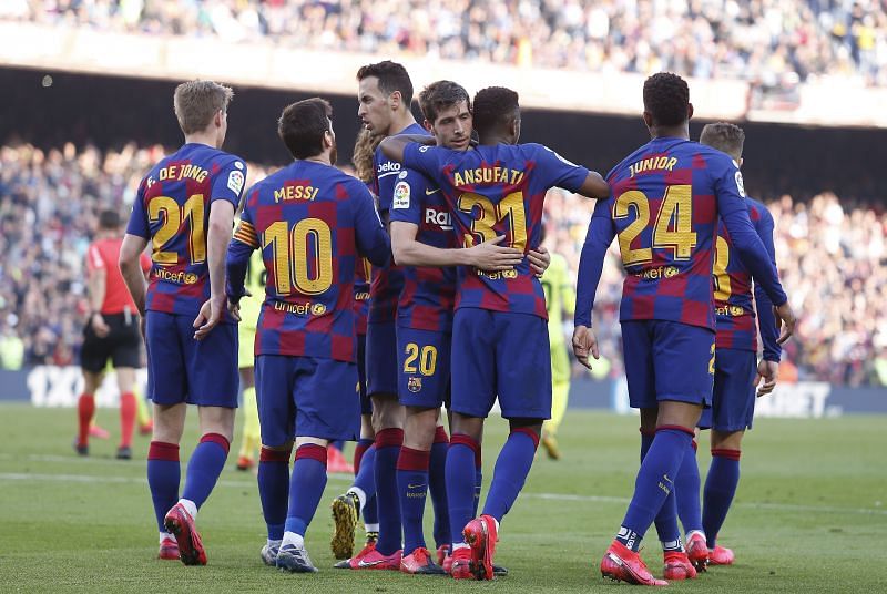 Barcelona hosted Getafe in an all-important clash