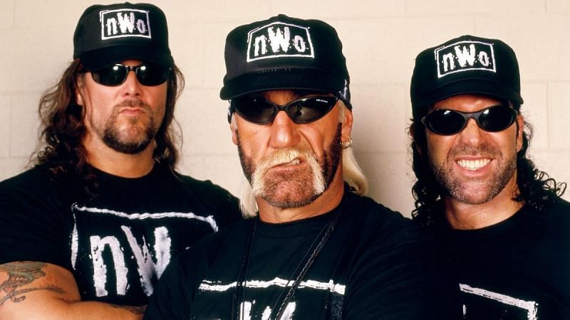 Kevin Nash, Hulk Hogan, and Scott Hall of the nWo