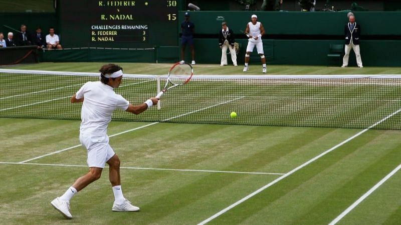 Federer at 2008 Wimbledon