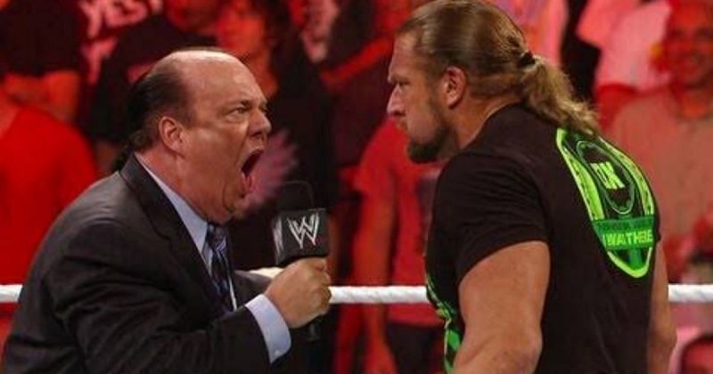 Triple H and Paul Heyman.