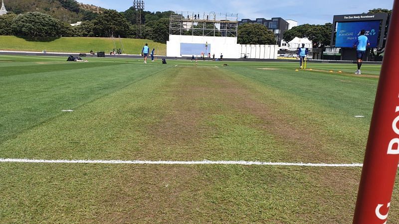 The pitch in Wellington