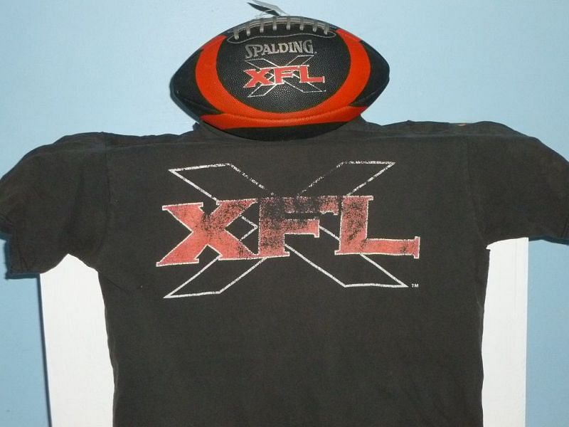A couple of personal relics from an XFL shopping spree