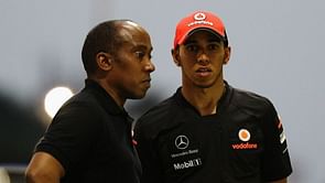 Gooey Lewis and the news: F1 king Hamilton thrilled to spend 'quality time' with dad Anthony