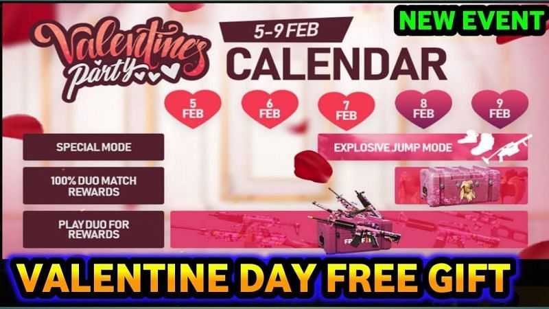 Free Fire Valentine&#039;s Day Event