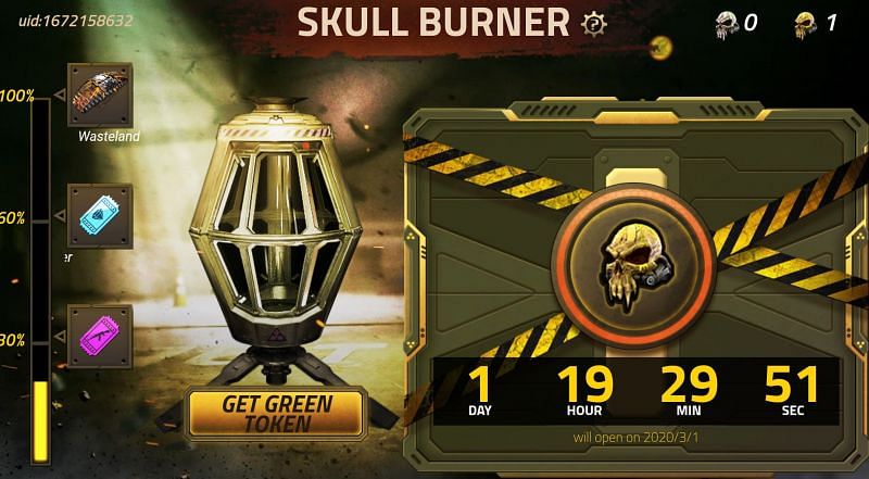 Skull Burner Bar