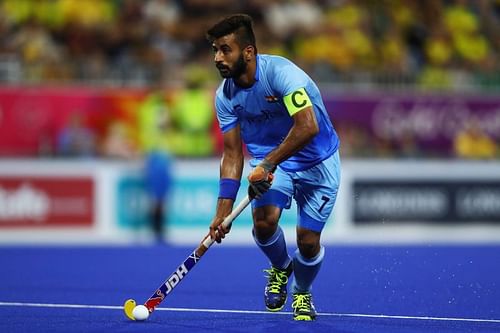 Manpreet Singh in action