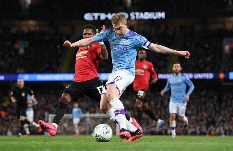 De Bruyne has been involved in 22 Premier League goals for Manchester City this season.