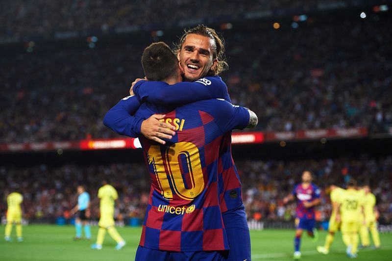 Lionel Messi and Antoine Griezmann will spearhead Barcelona against Napoli